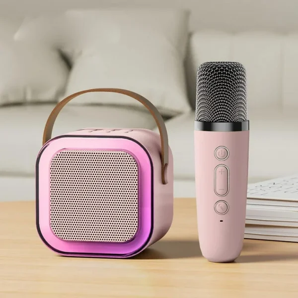 Misuli K12 Speaker Bluetooth Audio Small Home KTV Karaoke Microphone Professional Children's Singing Bluetooth Speaker Column
